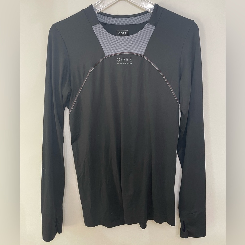 GOREwear Women’s Long Sleeve Running Shirt Pullover Run Bike Cycle Pocketed Sz L